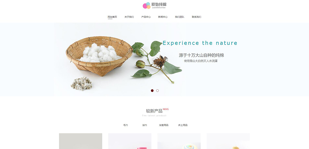 (帶手機版數據同步)自適應紡織類通用網站模板